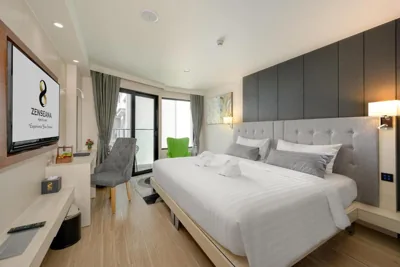 バルコニー付きデラックスダブルまたはツインルーム — Zenseana Resort & Spa - Patong, Phuket